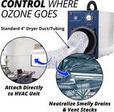 Zackman Scientific Ozone Generator with Air Duct Connector